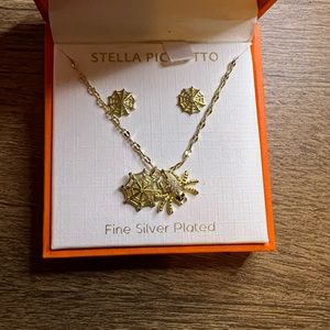 Stella Picciotto Spider earrings & necklace